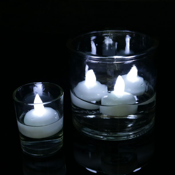 10 x Green Flickering Candle Effect 5mm LED